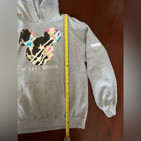 Disney NEFF X Mickey Mouse Hoodie size Medium Heather Gray Unisex - Picture 4 of 10